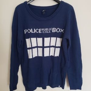 Doctor Who TARDIS Sweater by BBC x Hot Topic